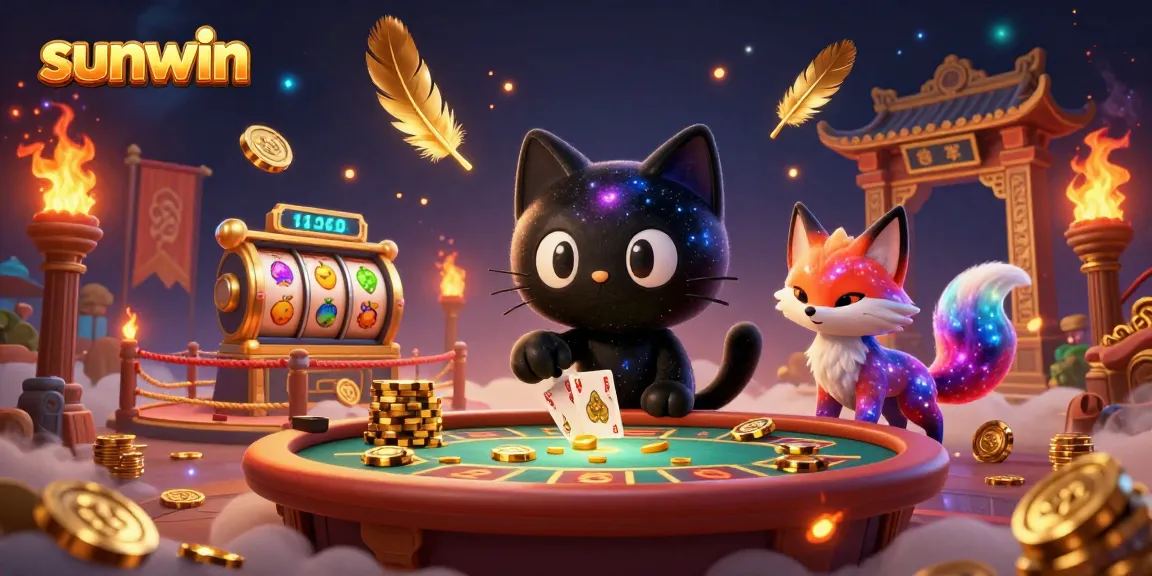 Engage in thrilling gameplay at sunwin with dynamic 3D characters and vibrant casino elements.