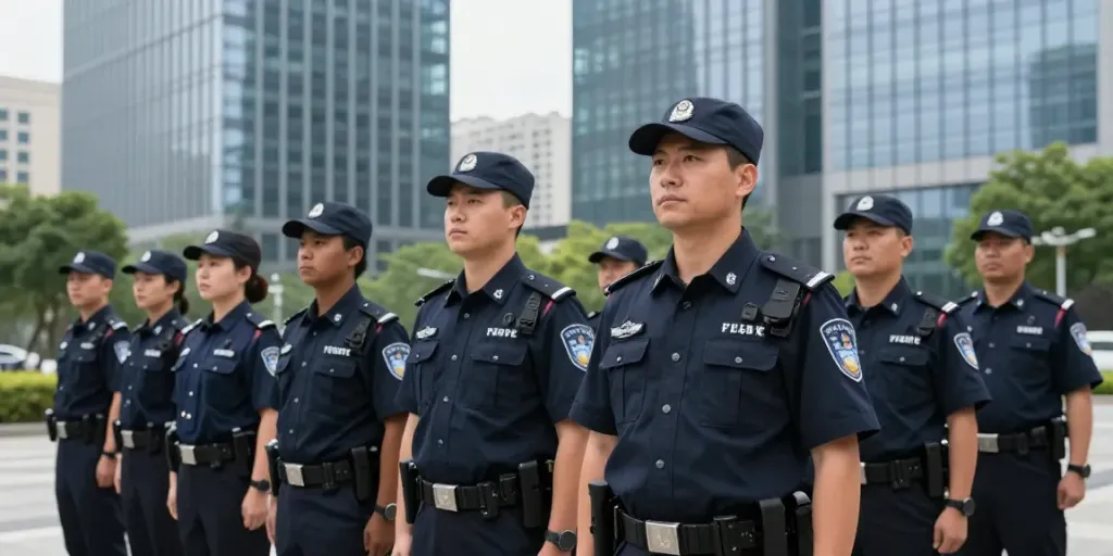 Security Services provided by trusted professionals in a corporate environment, ensuring safety and peace of mind for local businesses.