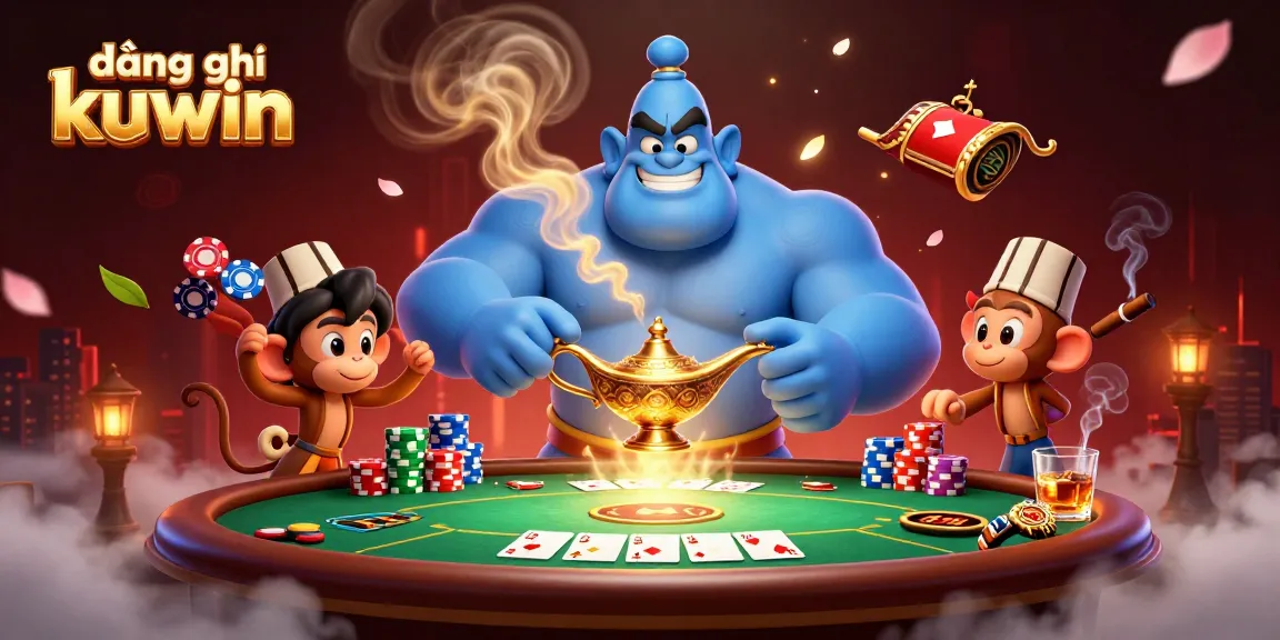 Experience registration with đăng ký kuwin in a vibrant casino setting featuring animated characters and game elements.