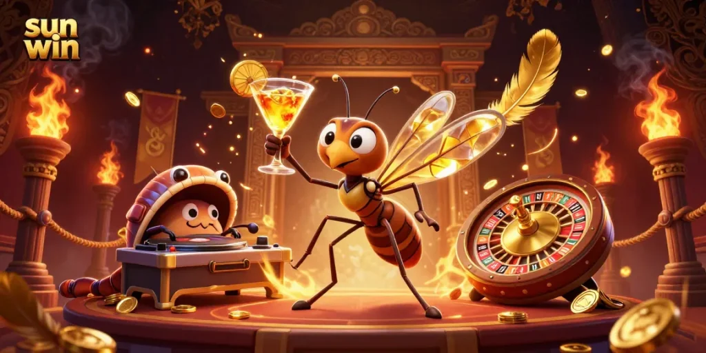 Experience winning moments with sun win at an exciting online casino scene featuring vibrant games.